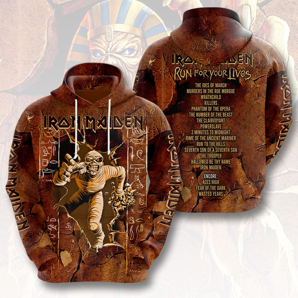 Iron Maiden 2026 World Tour 3D Apparel – HOATT16513