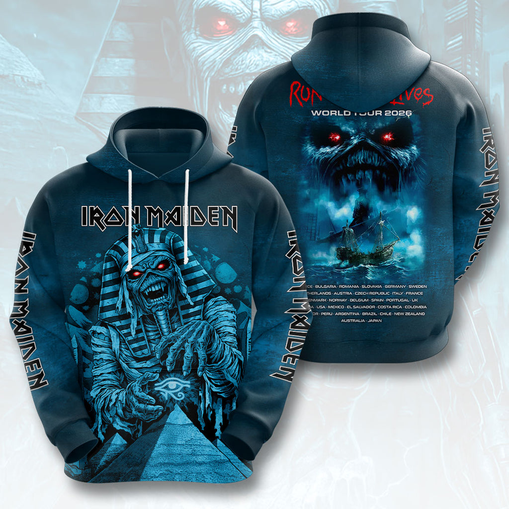 Iron Maiden 2026 World Tour 3D Apparel – HOATT16918