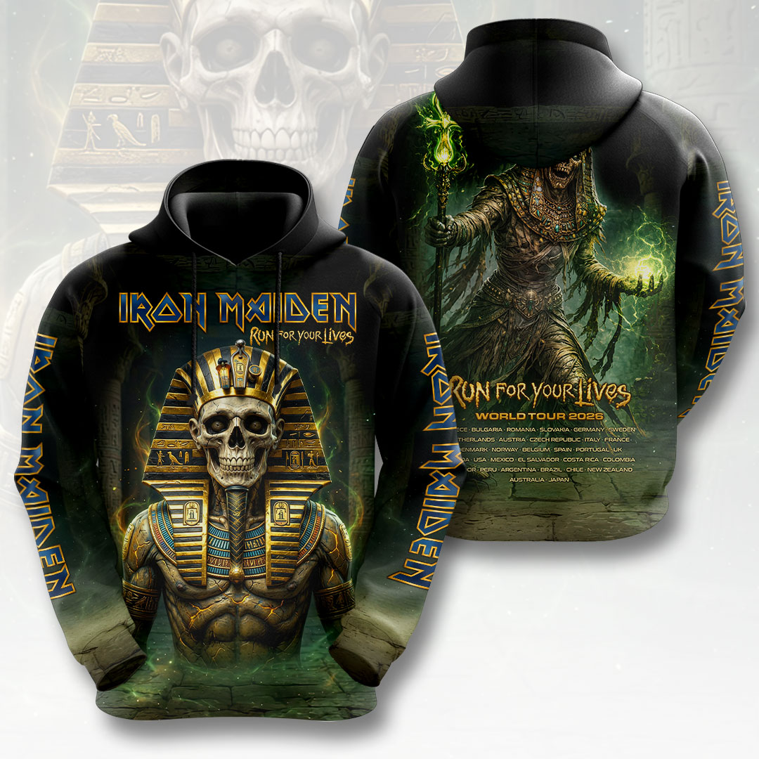 Iron Maiden 2026 World Tour 3D Apparel – HOATT19493