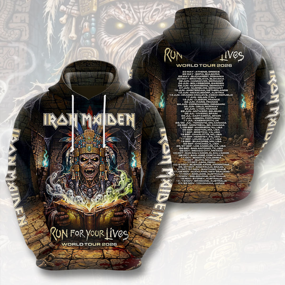Iron Maiden 2026 World Tour 3D Apparel – HOATT19750