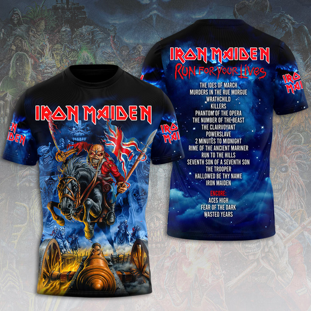 Iron Maiden 2026 World Tour 3D Apparel – HOATT16046