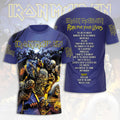 Iron Maiden 2026 World Tour 3D Apparel – HOATT16514
