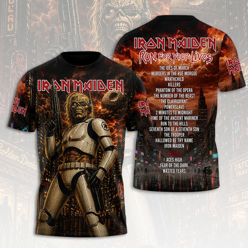 Iron Maiden 2026 World Tour 3D Apparel – HOATT19040
