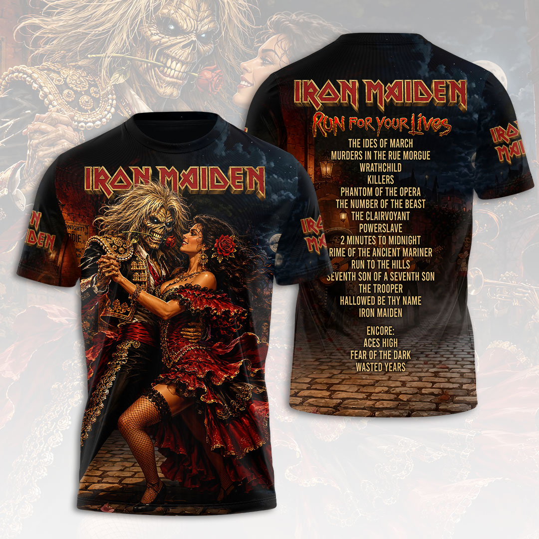 Iron Maiden 2026 World Tour 3D Apparel – HOATT19375