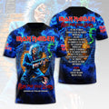 Iron Maiden 2026 World Tour 3D Apparel – HOATT21435