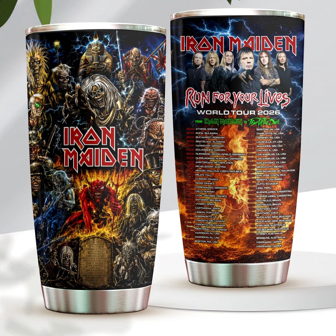 Iron Maiden 2026 World Tour Tumbler Cup – HOATT20562