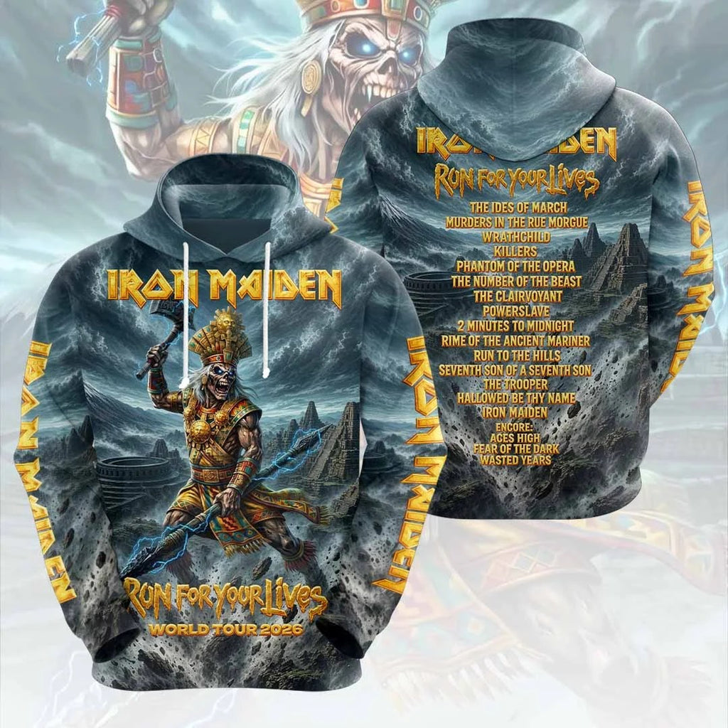 Iron Maiden 2026 World Tour 3D Apparel – HOATT21323