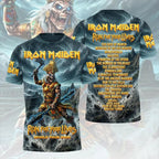 Iron Maiden 2026 World Tour 3D Apparel – HOATT21323