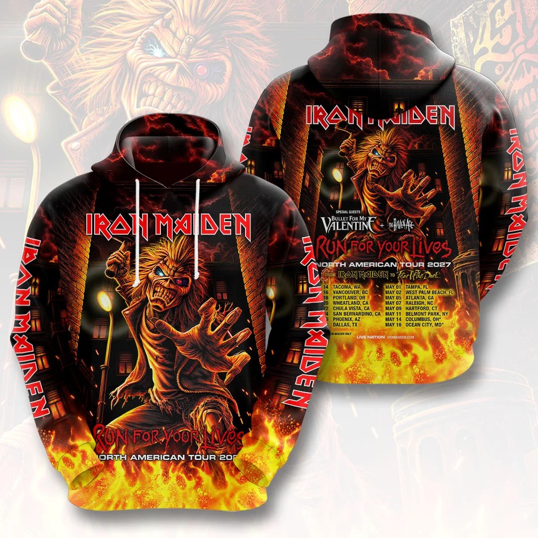 Iron Maiden 2027 World Tour 3D Apparel – HOATT26835