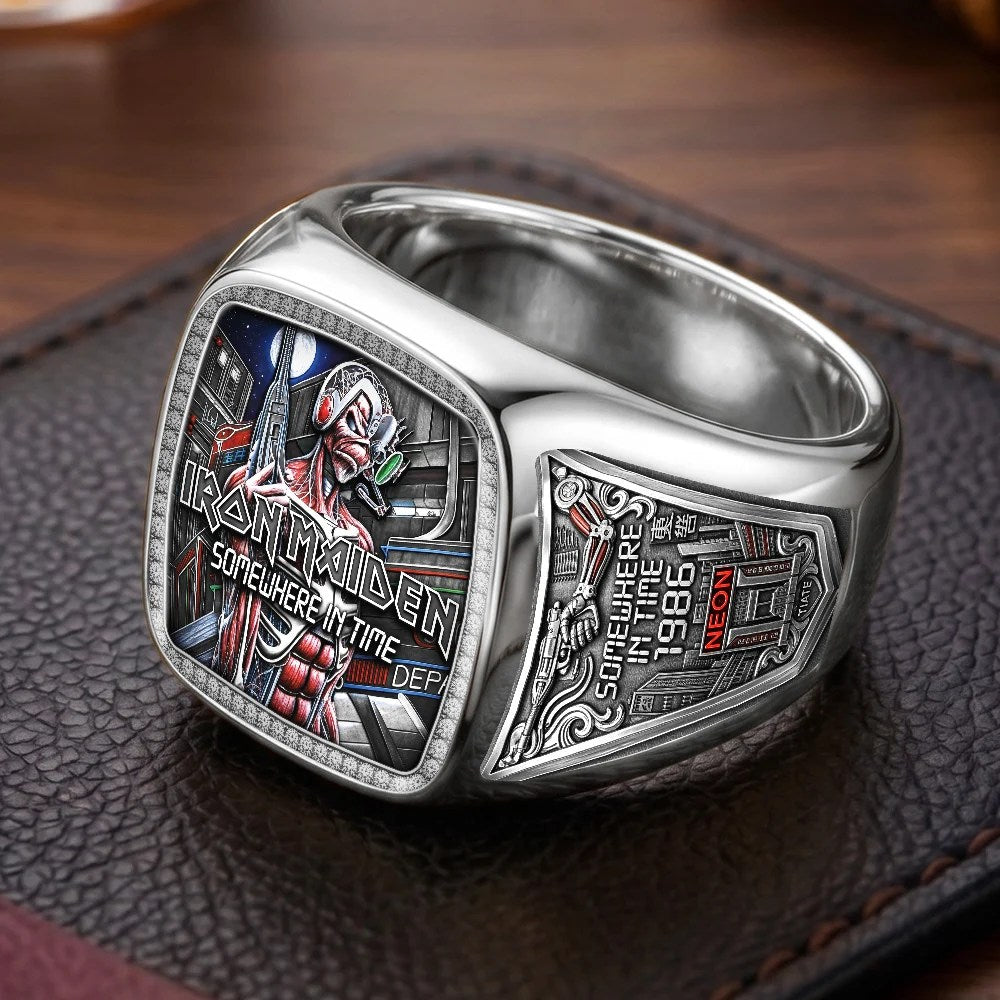 Iron Maiden 3D Engraved Ring – TMTHU10034