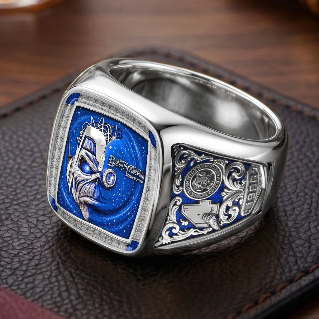 Iron Maiden 3D Engraved Ring – TMTHU9372