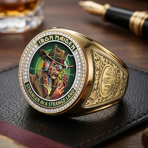 Iron Maiden 3D Engraved Ring – TMTHU9430