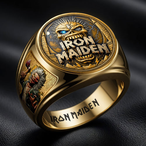 Iron Maiden 3D Engraved Ring – HOATT19125