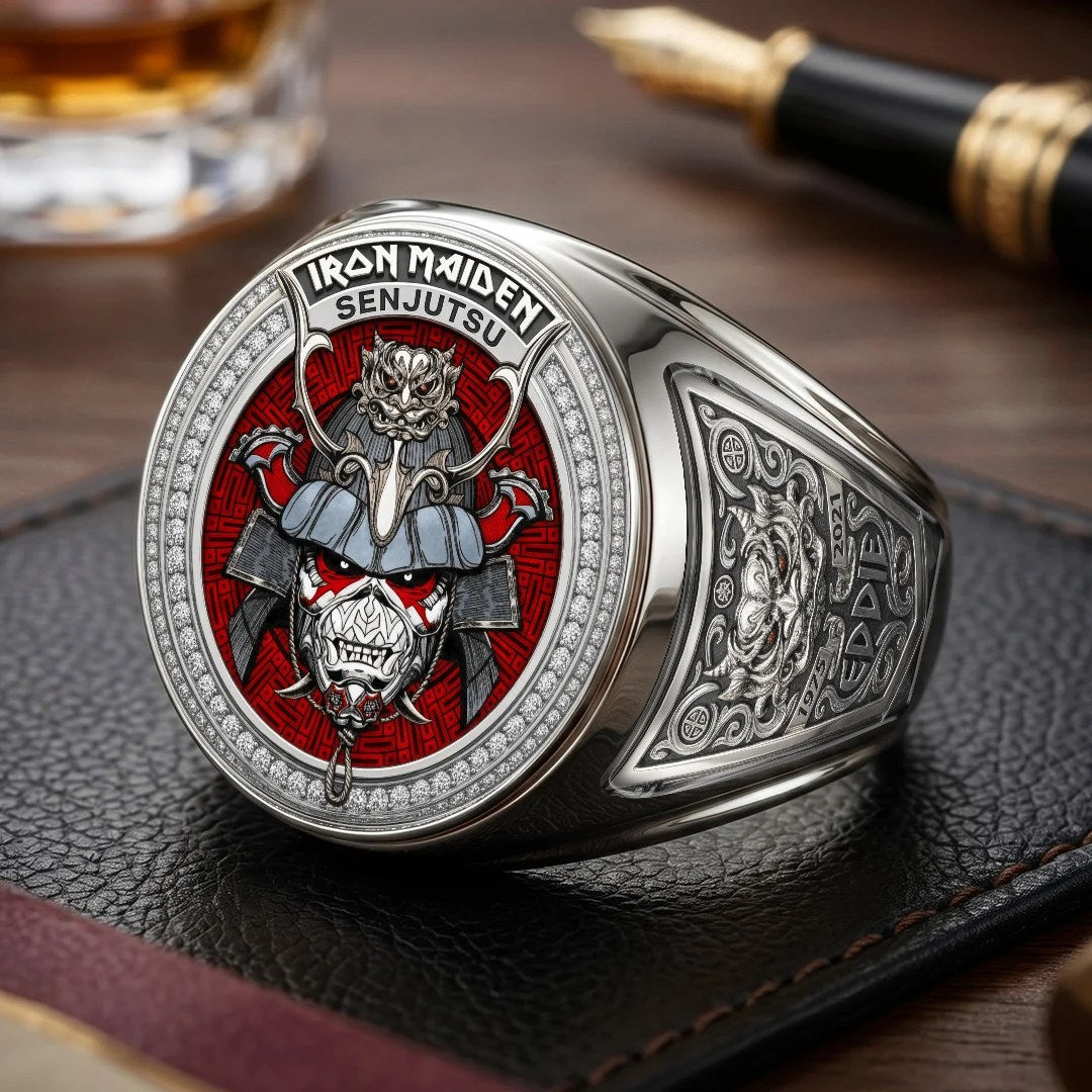 Iron Maiden 3D Engraved Ring – TMTHU9393