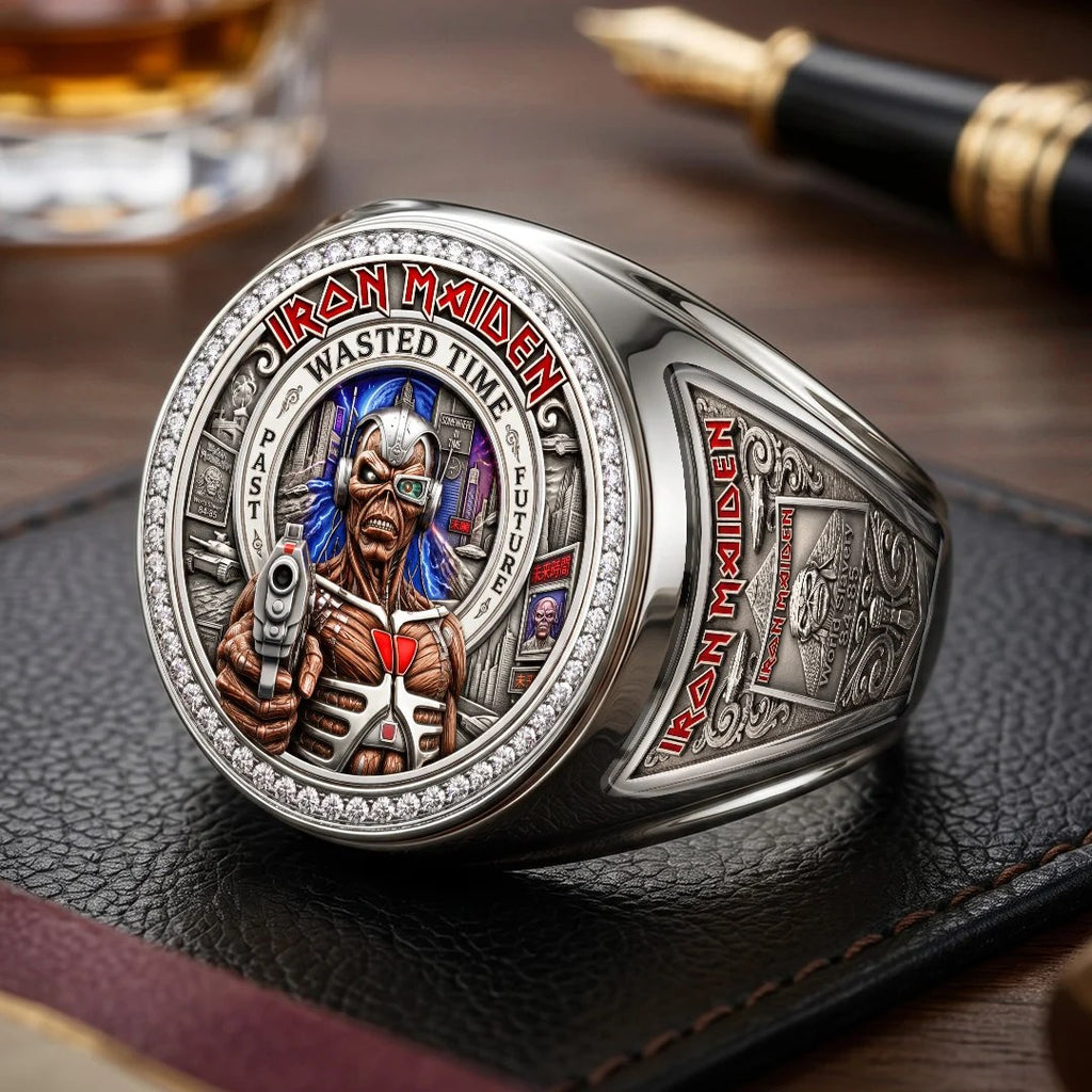 Iron Maiden 3D Engraved Ring – TMTHU9406