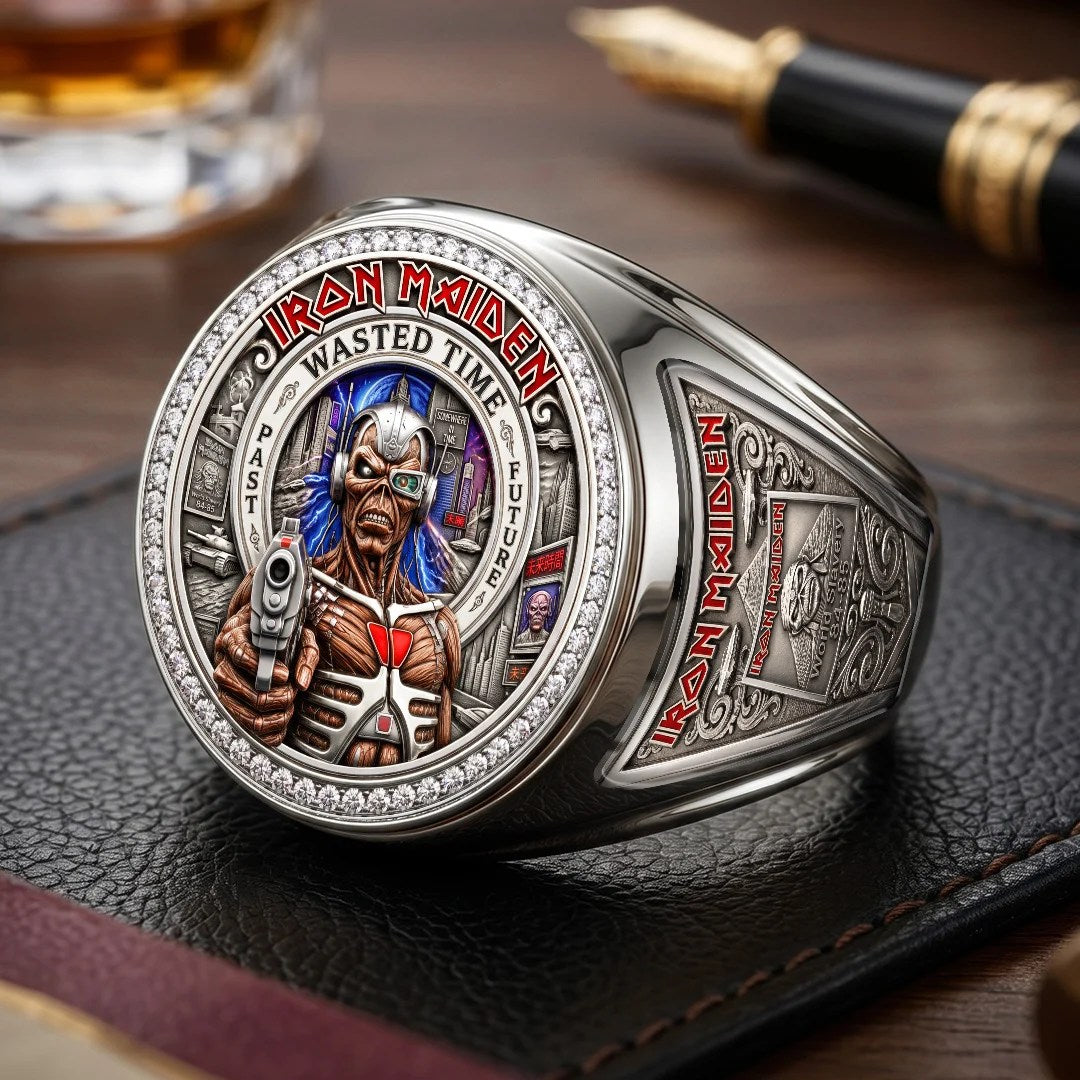 Iron Maiden 3D Engraved Ring – TMTHU9406