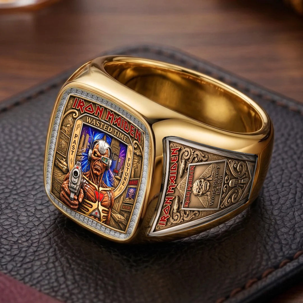 Iron Maiden 3D Engraved Ring – TMTHU9406