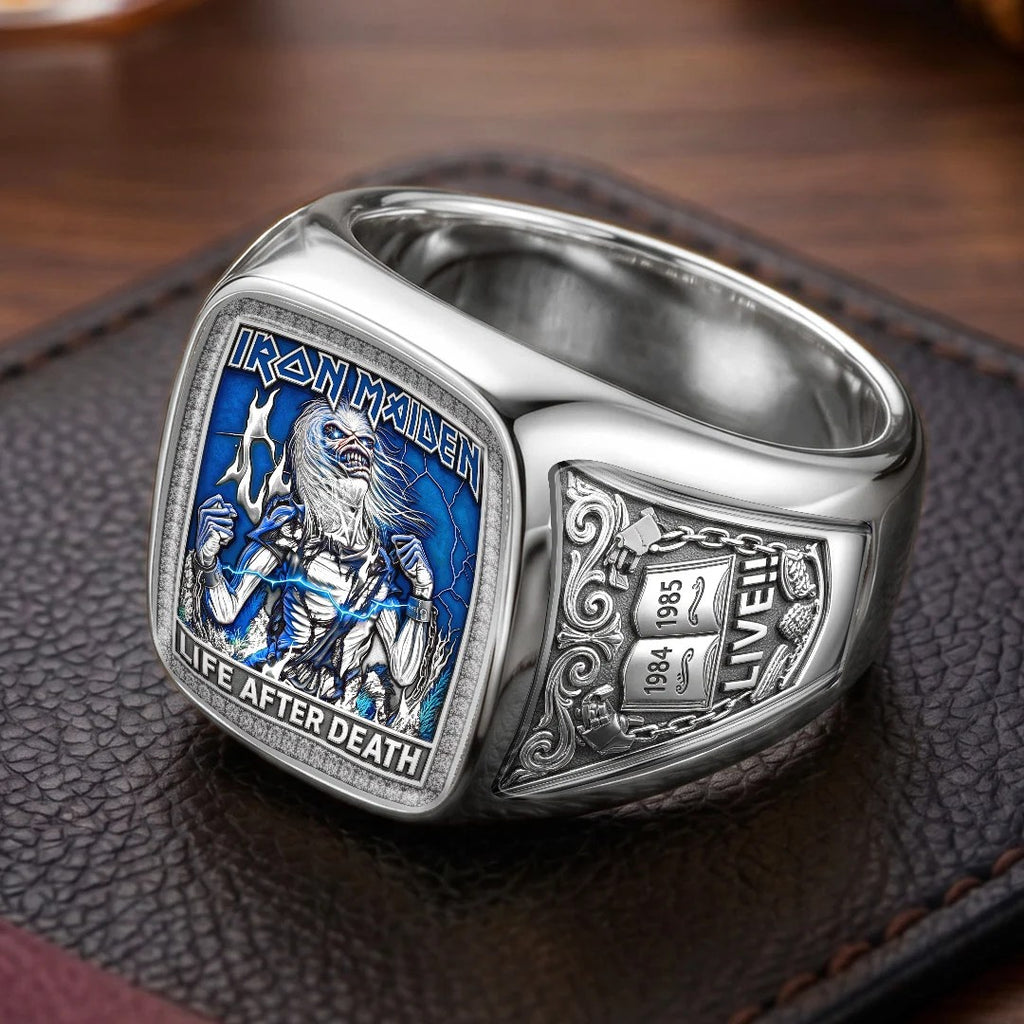 Iron Maiden 3D Engraved Ring – TMTHU9407