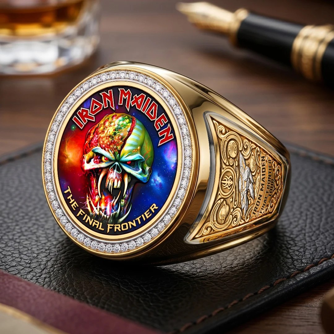 Iron Maiden 3D Engraved Ring – TMTHU9570