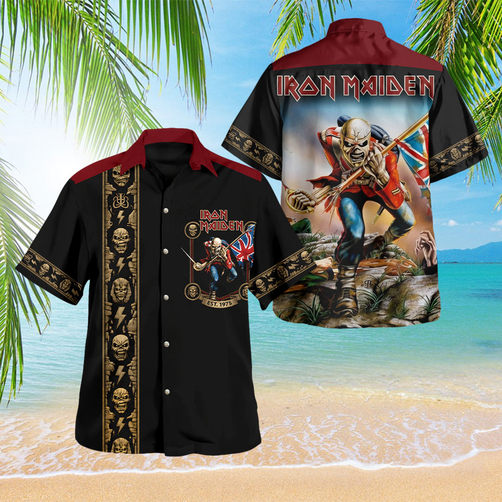 Iron Maiden 3D Hawaiian Apparel – TMTHU7312
