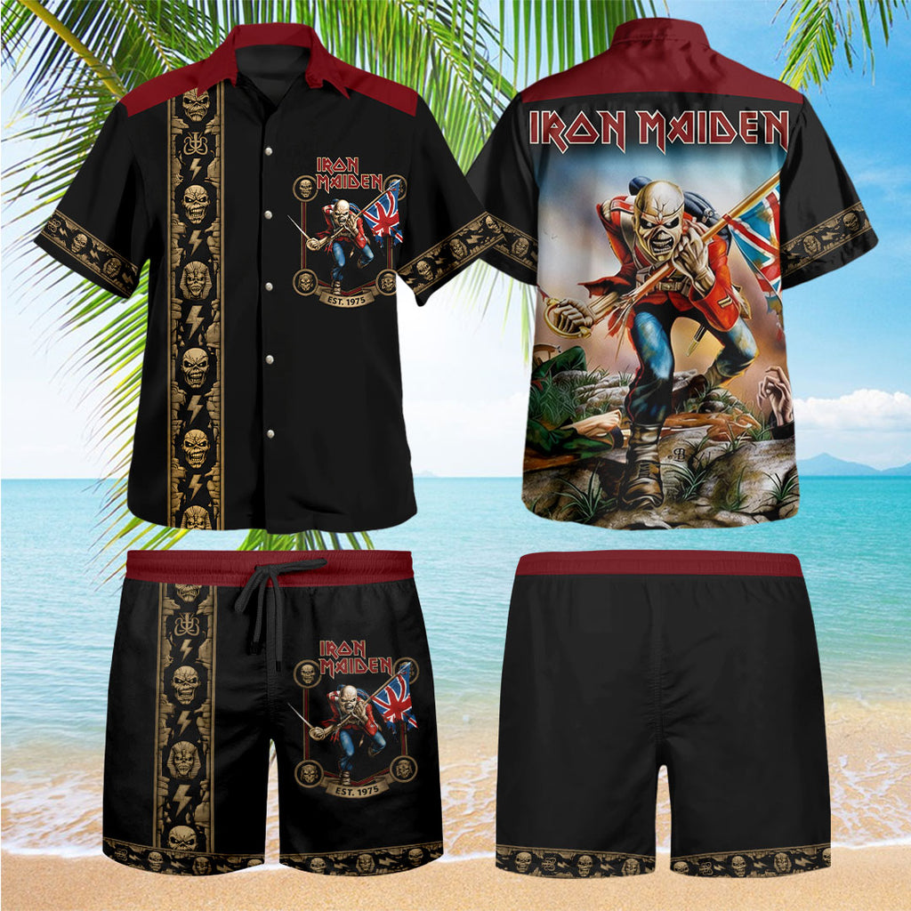 Iron Maiden 3D Hawaiian Apparel – TMTHU7312