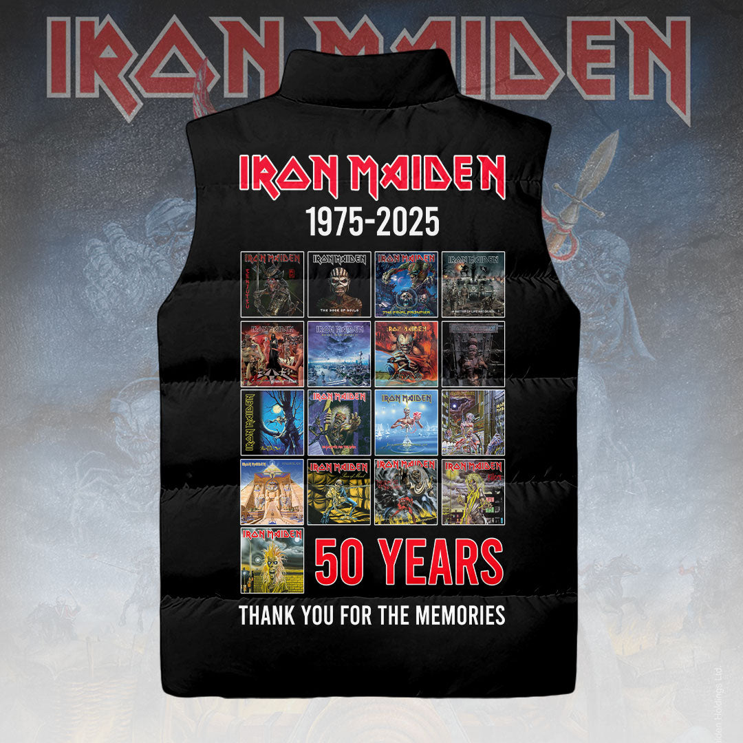 Iron Maiden 3D Sleeveless Down Jacket – HOATT14664