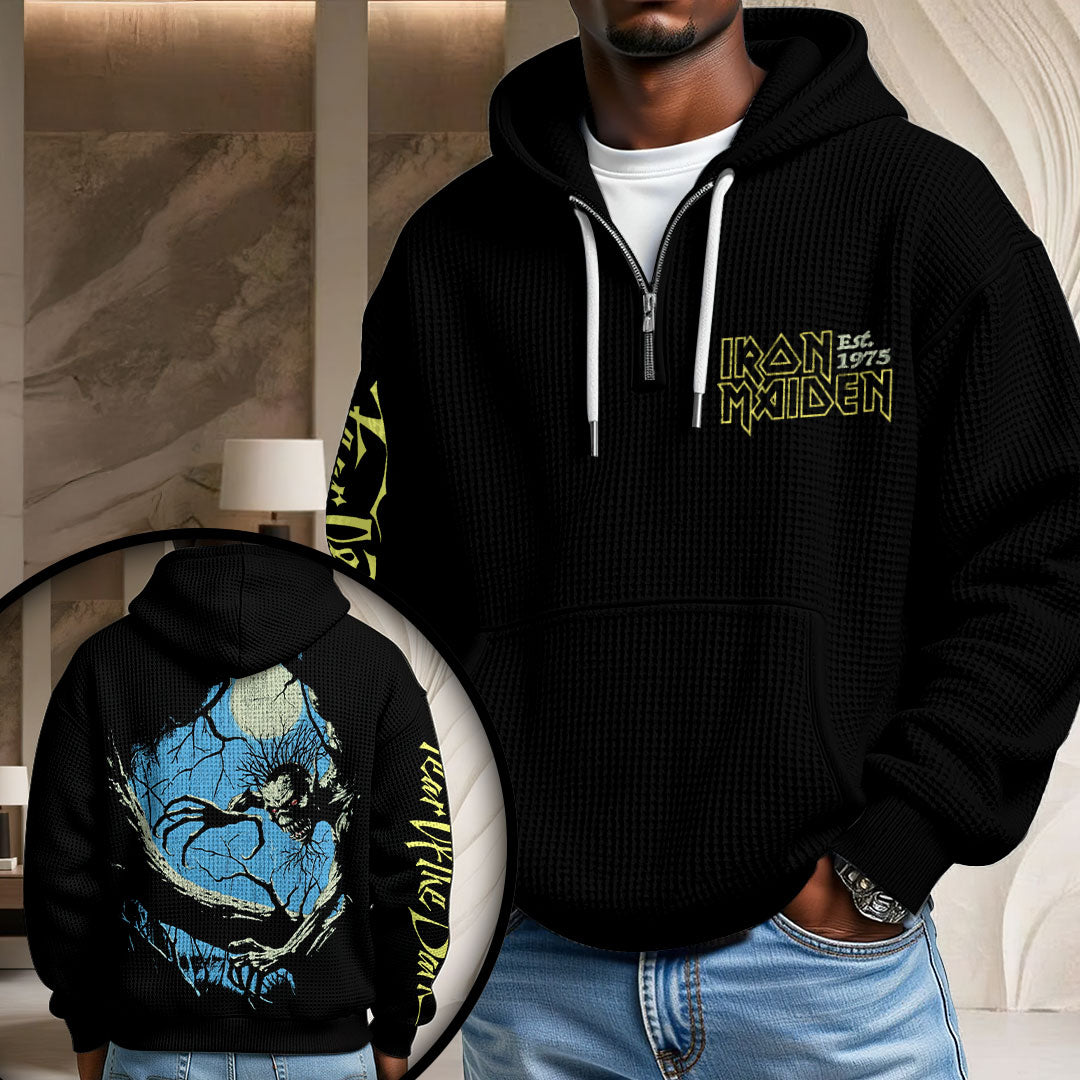 Iron Maiden 3D Unisex Waffle Hoodie – TANTN21644