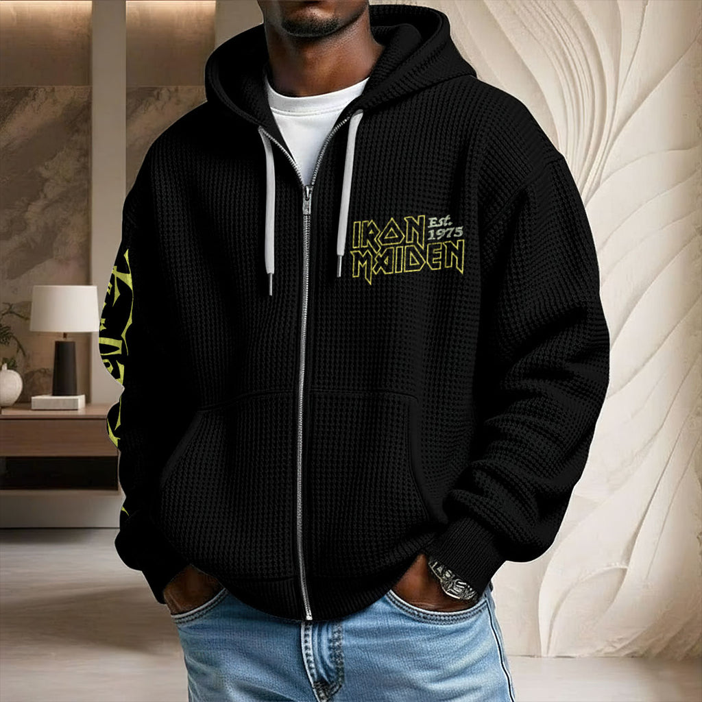 Iron Maiden 3D Unisex Waffle Hoodie – TANTN21644