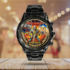 Iron Maiden 50th Anniversary Black Stainless Steel Watch – MAITM14243