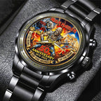 Iron Maiden 50th Anniversary Black Stainless Steel Watch – MAITM14243