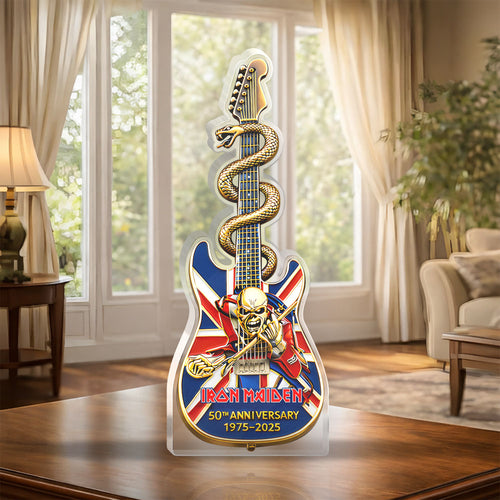 Iron Maiden 50th Anniversary Custom Shape Acrylic Plaque – HOATT16618