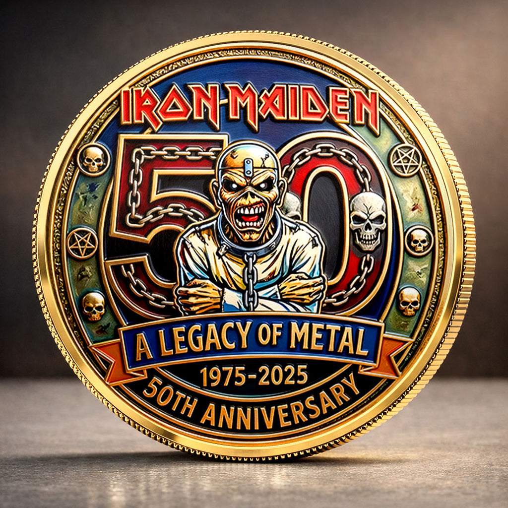 Iron Maiden 50th Anniversary Commemorative Coin – HOATT16628