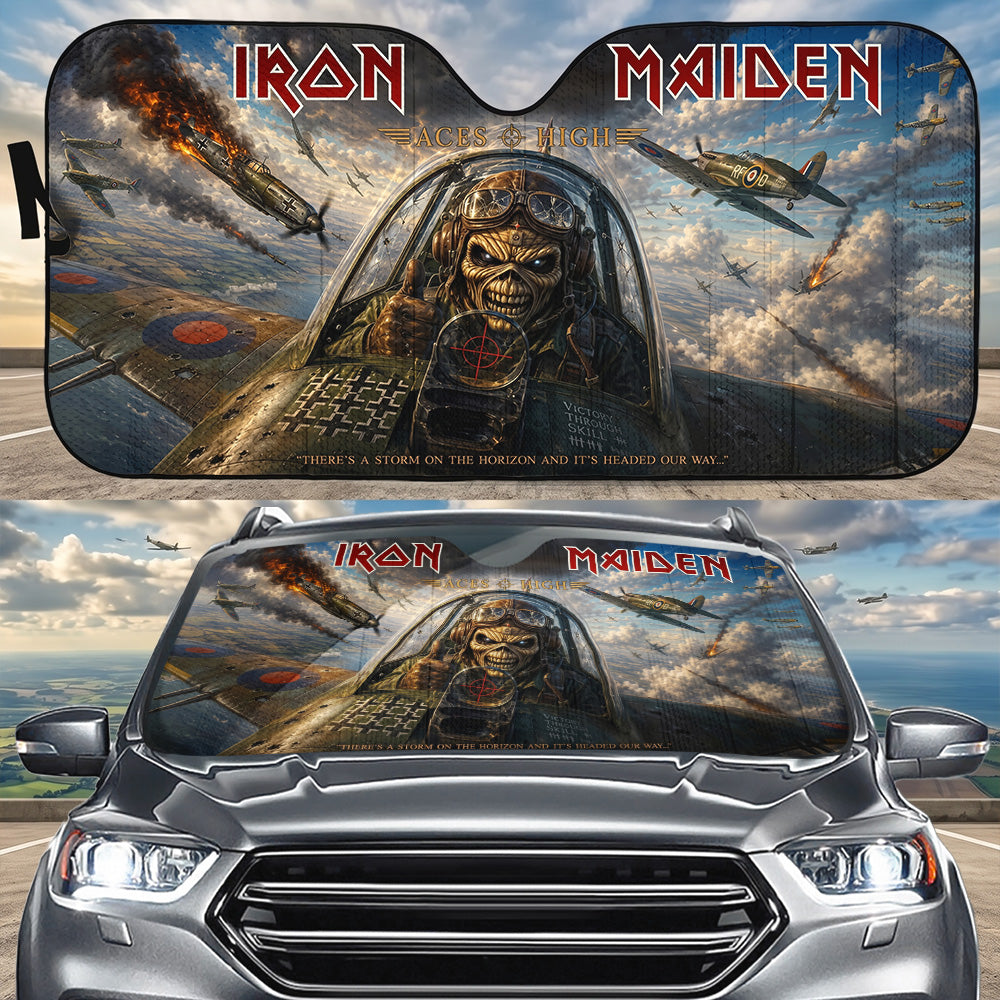 Iron Maiden Auto Sun Shade – TMTHU7966