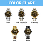 Iron Maiden Alloy Luxury Quartz Watch – GNE 3986