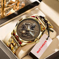 Iron Maiden Alloy Luxury Quartz Watch – GNE 3987