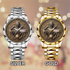 Iron Maiden Alloy Luxury Quartz Watch – GNE 3987