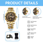 Iron Maiden Alloy Luxury Quartz Watch – GNE 3987