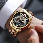 Iron Maiden Alloy Luxury Quartz Watch – GNE 3988