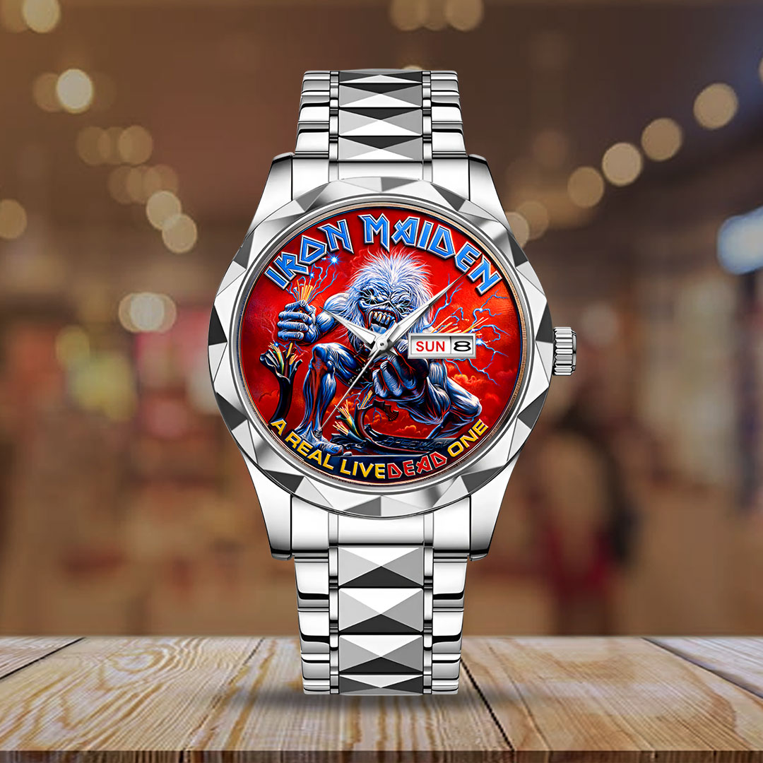 Iron Maiden Alloy Luxury Quartz Watch – GNE4891