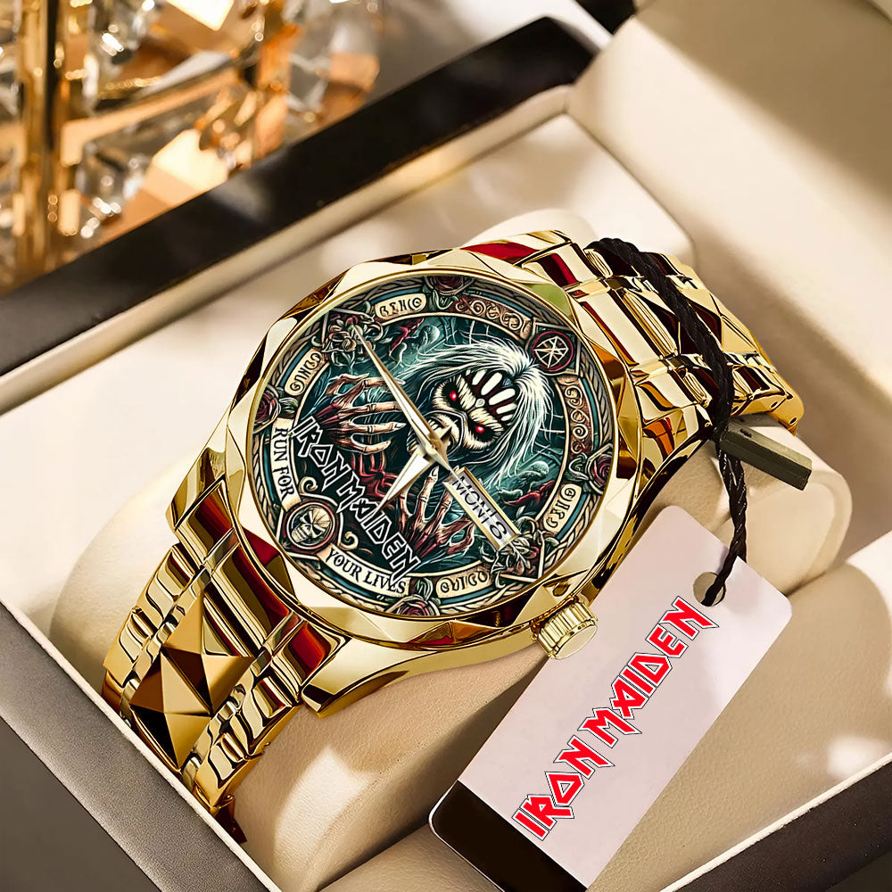 Iron Maiden Alloy Luxury Quartz Watch – GNE NEW515