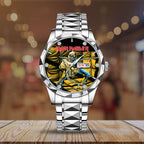 Iron Maiden Alloy Luxury Quartz Watch – HOATT 11416