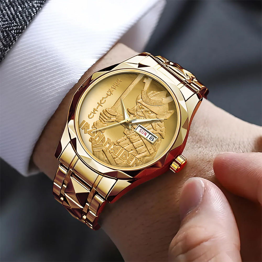 Iron Maiden Alloy Luxury Quartz Watch – HOATT 11675