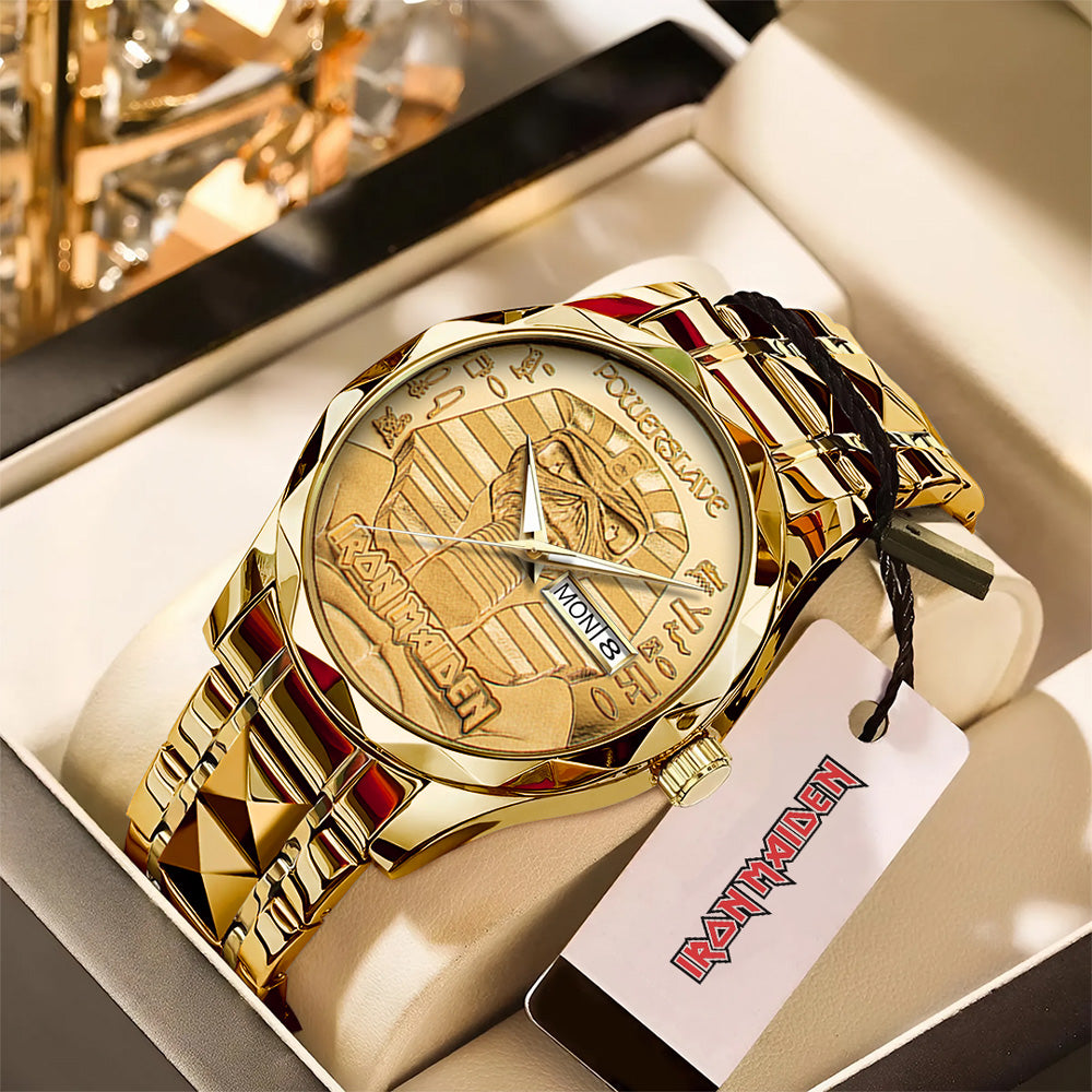 Iron Maiden Alloy Luxury Quartz Watch – HOATT 11676
