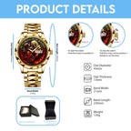 Iron Maiden Alloy Luxury Quartz Watch – TANTN 13719