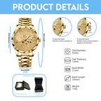Iron Maiden Alloy Luxury Quartz Watch – TANTN 14334