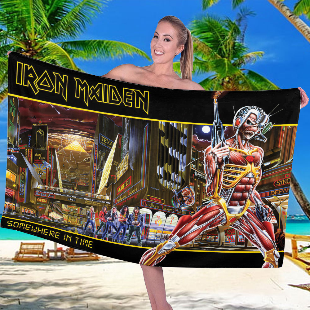 Iron Maiden Rectangle Beach Towel – TMTHU3113