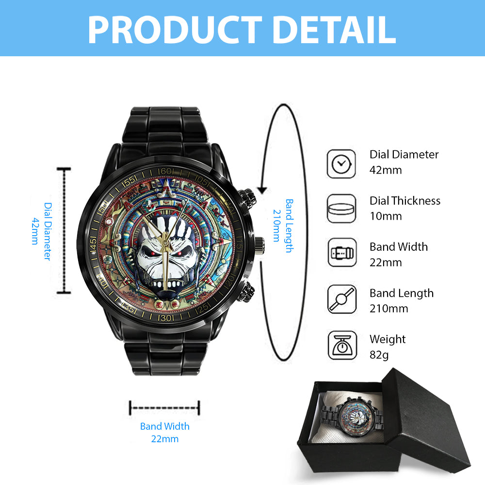 Iron Maiden Black Stainless Steel Watch – GNE5075