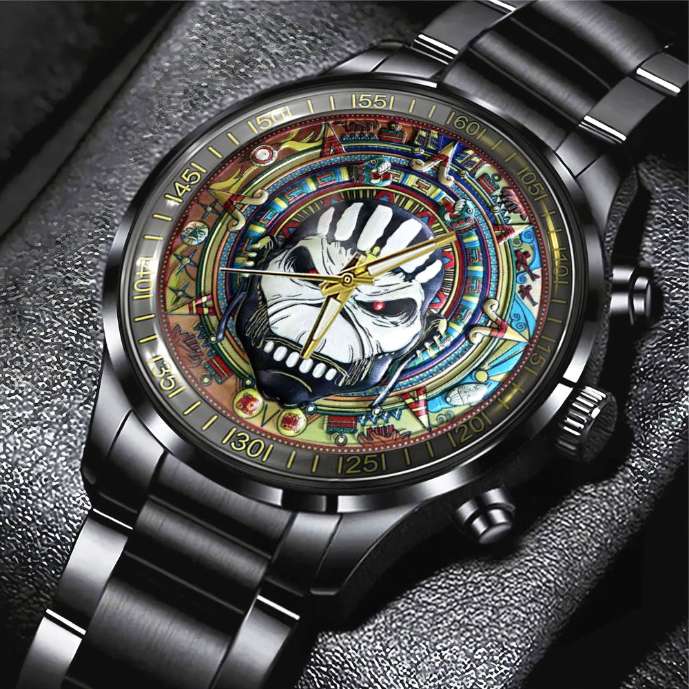 Iron Maiden Black Stainless Steel Watch – GNE5075