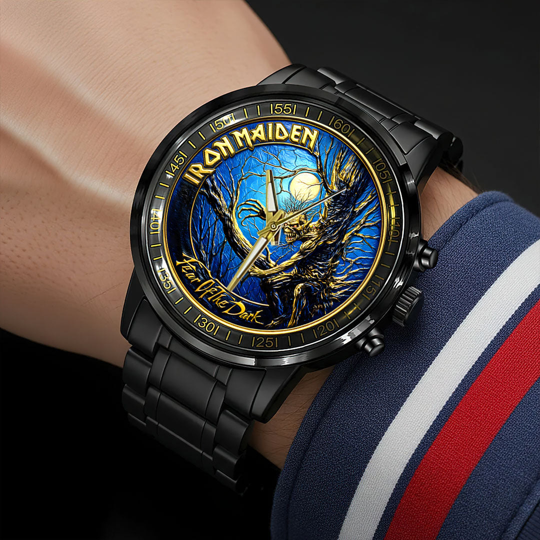 Iron Maiden Black Stainless Steel Watch – HOATT16291