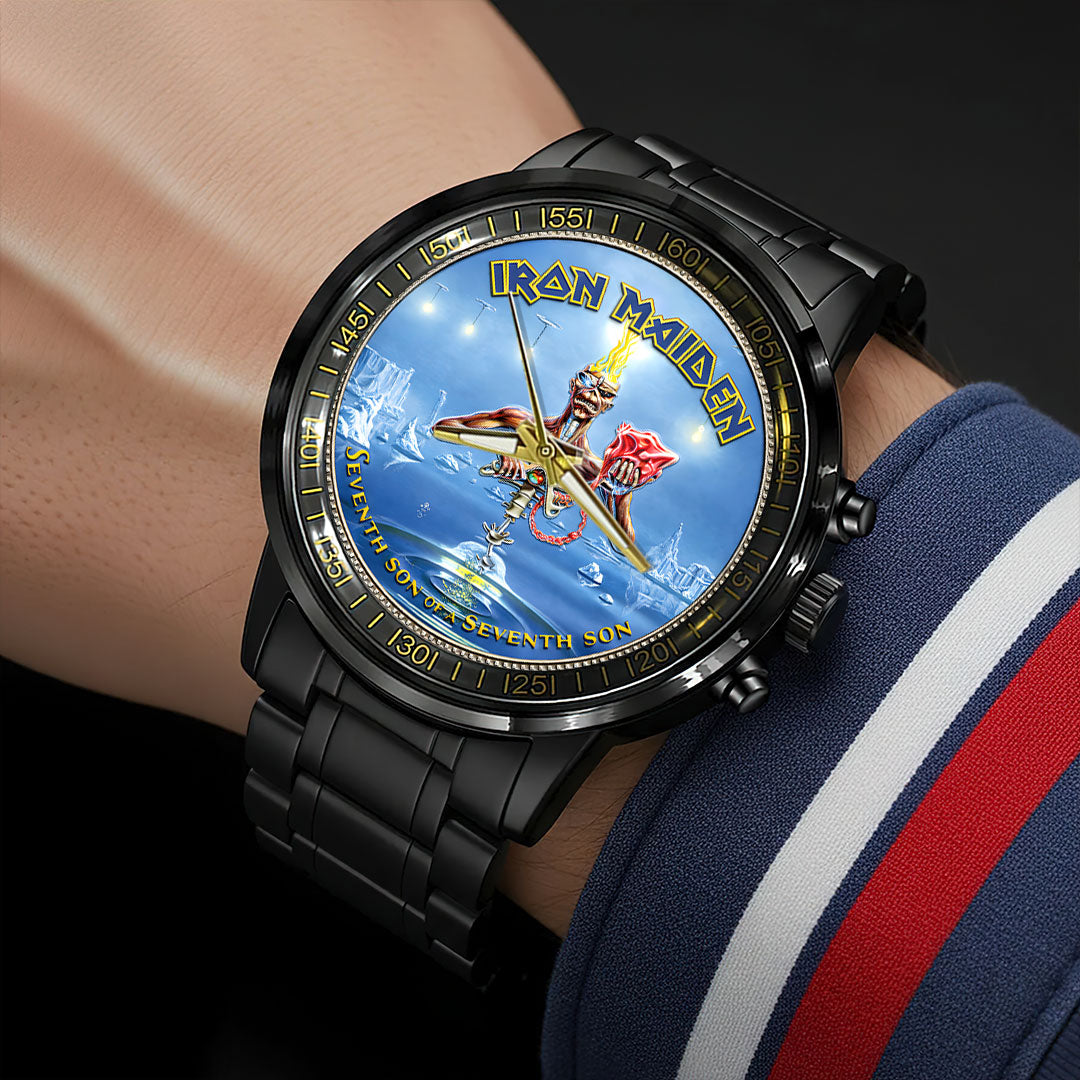 Iron Maiden Black Stainless Steel Watch – HOATT16292